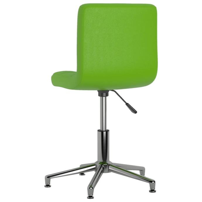 3087663 Swivel Dining Chair Green Faux Leather (334404) NOVO