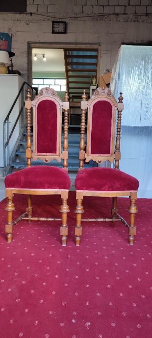 Antikne stolice iz razdoblja 1880.godine u top stanju 2X