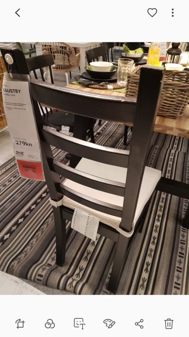 Ikea Kaustby stolica