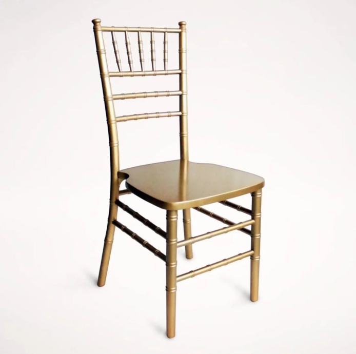 Tiffany Chiavari stolice Gold