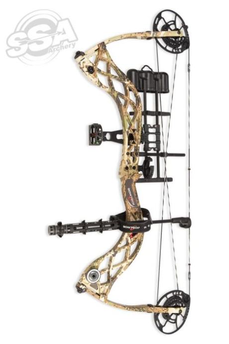 Bowtech Compound Package Carbon Zion Rak Binary Cam w/ Rot. Mod RH 50-