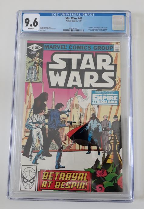 Star Wars #43 Marvel Comics, 1/81 CGC-Grade 9.6