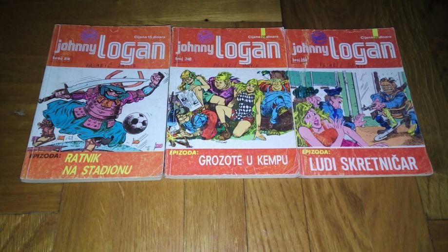Stripovi "Johnny Logan" (3 komada)