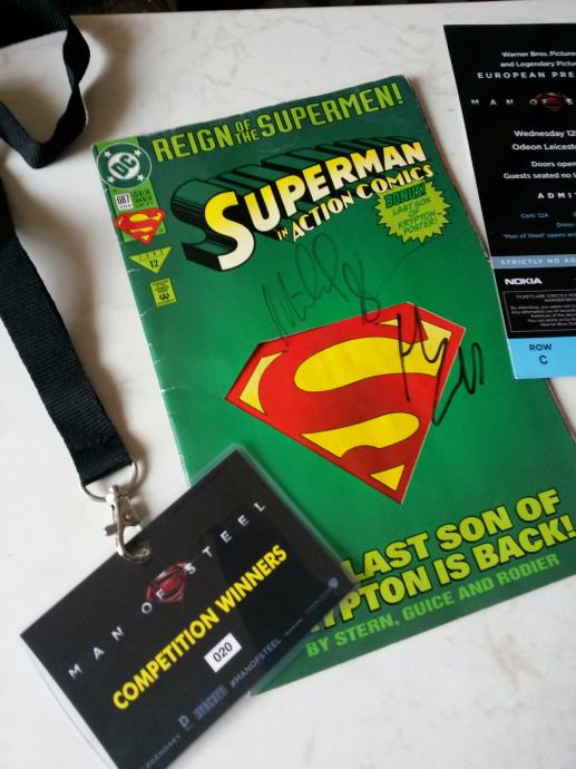 Superman - unikat star 21god(potpisali Henry Cavill & Michael Shannon)