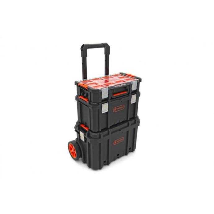 Modularni kofer za alat s kotačima, 3 kutije