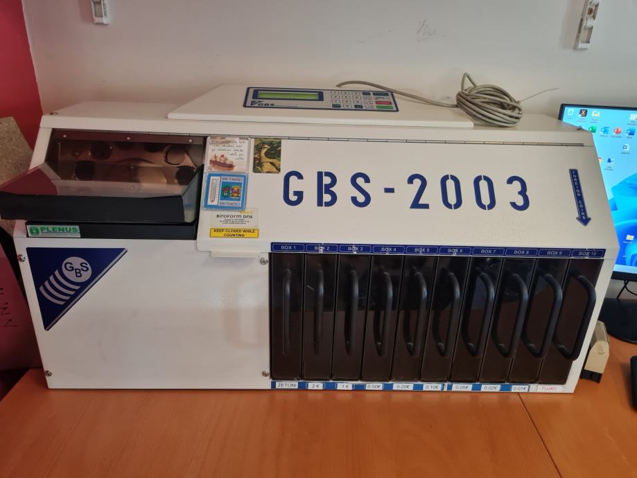 Sortirnik in števec kovancev