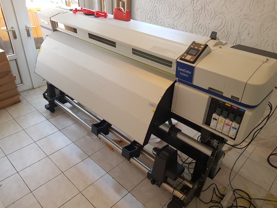 Epson SCS 30610 printer, Mimaki cutter, Laminator
