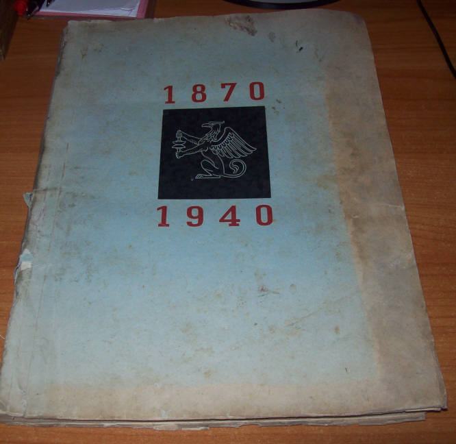 Knjiga, 1870-1940, Spomen knjiga Grafičke org. u Zagrebu