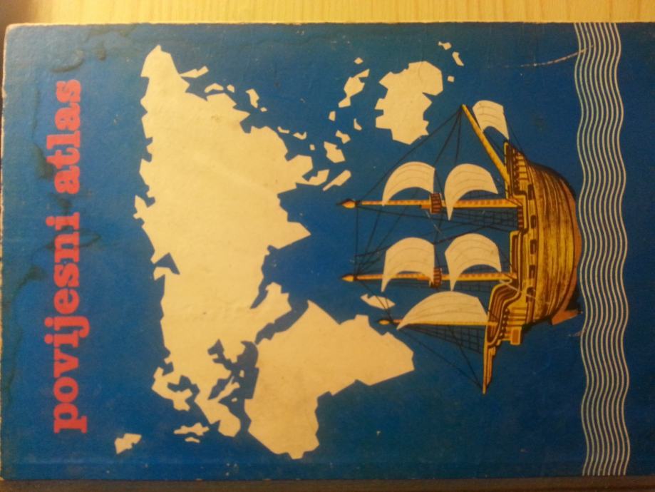 povijesni atlas iz 1973 za 20 kuna
