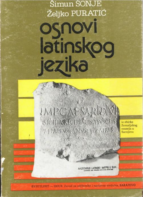 Šimun Šonje Željko Puratić: Osnovi latinskog jezika