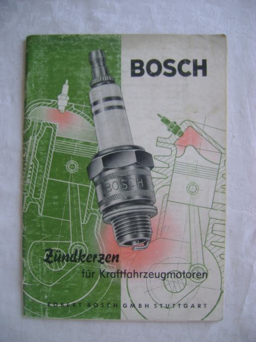 Bosch - Zundkerzen fur Kraftfahrzeugmotoren; brošura o svjećicama