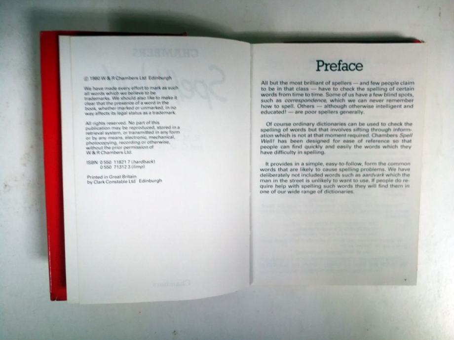 Chambers Spell Well the guide to good spelling