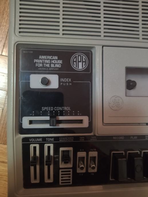 APH varispeed cassette recorder, tape pitch control