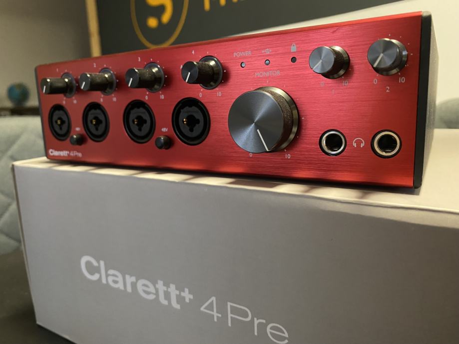 Focusrite Clarett+ 4Pre audio interface