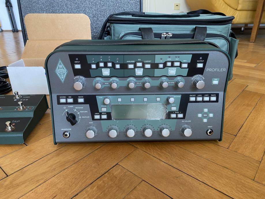 Kemper Profiler Head + Remote + MI Kemper Wah + Line6 Cab (live set)