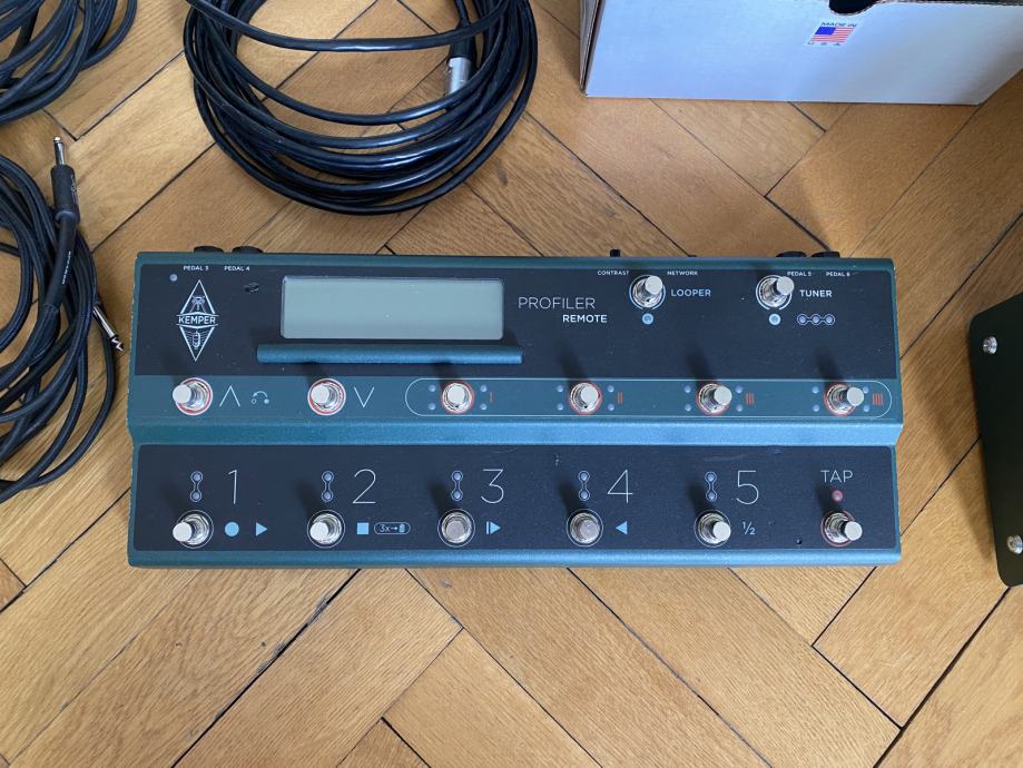 Kemper Profiler Head + Remote + MI Kemper Wah + Line6 Cab (live set)