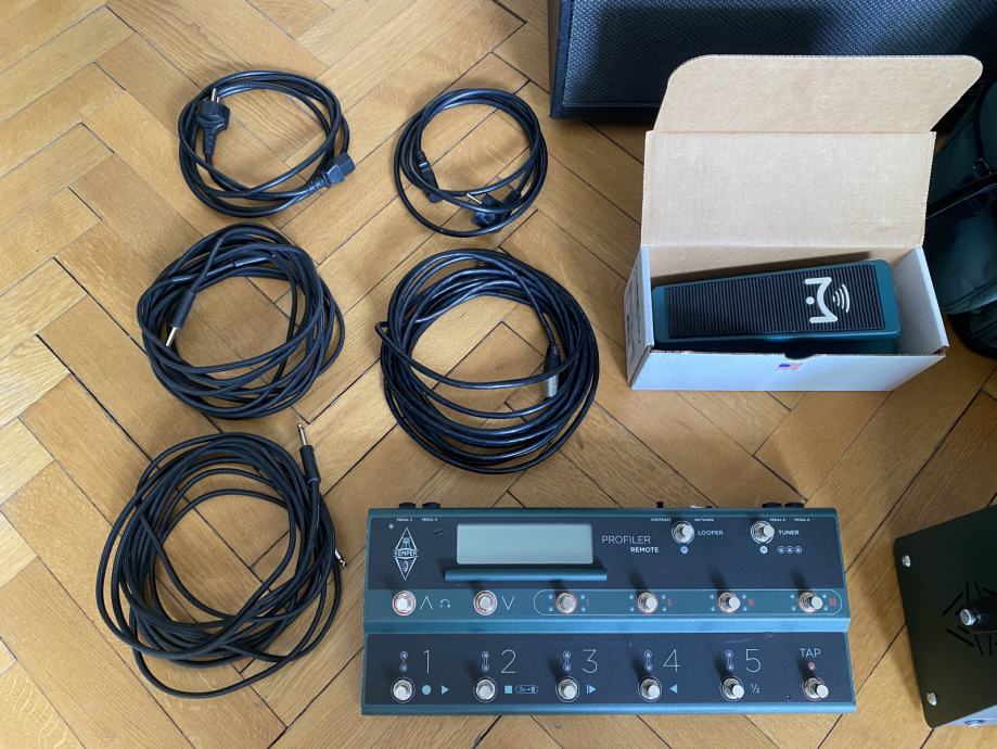 Kemper Profiler Head + Remote + MI Kemper Wah + Line6 Cab (live set)