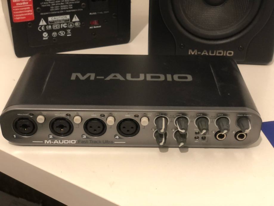 M-audio Fast Track Ultra 8x8 USB 2.0 audio interface