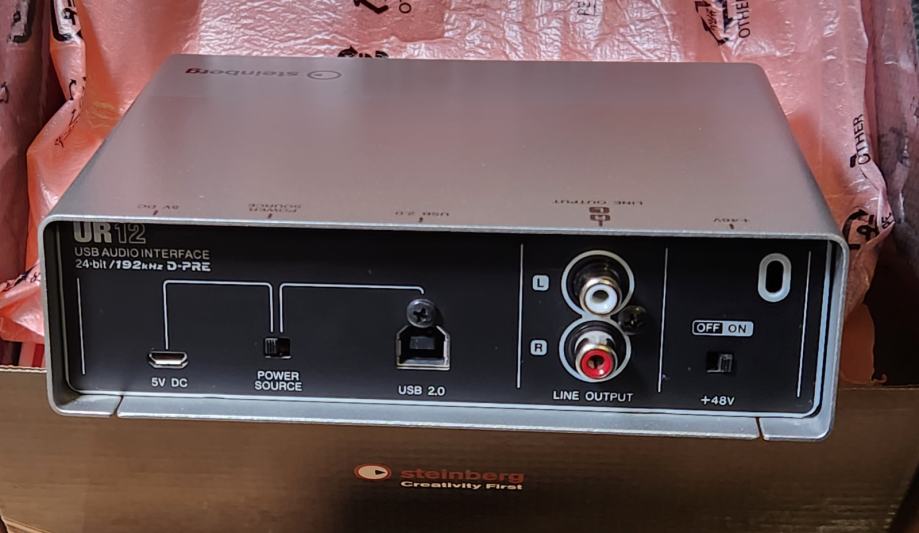 Steinberg UR12 USB PC audio interface