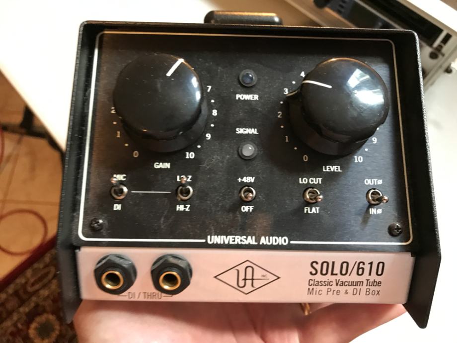 Ua 610 Tube Preamp Telegraph