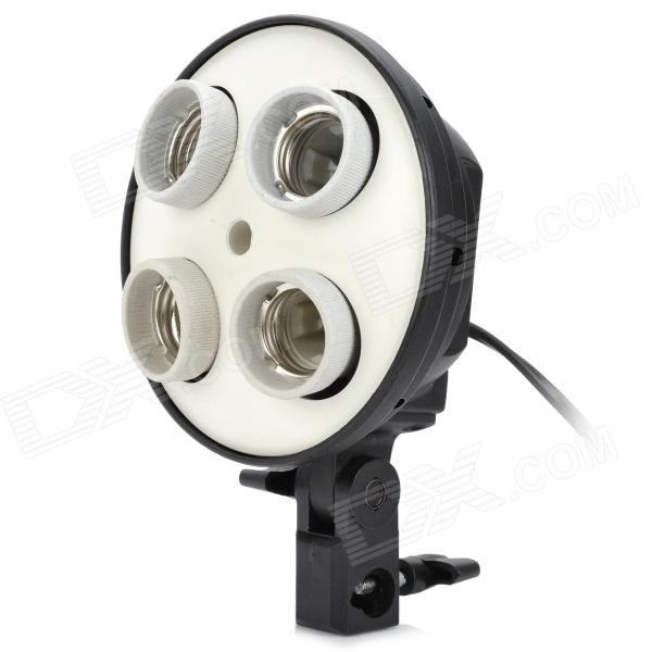 REFLEKTOR 135W E27 Ceramic 4-Lamp Head Video Lamp - White + Black