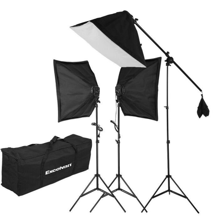 Photo Studio Lamp Lighting Kit Excelvan 2000W, NOVO PRILIKA!!!