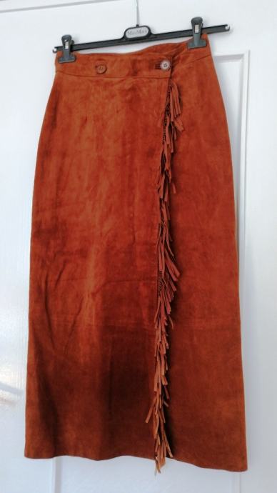 Vintage kožna suknja