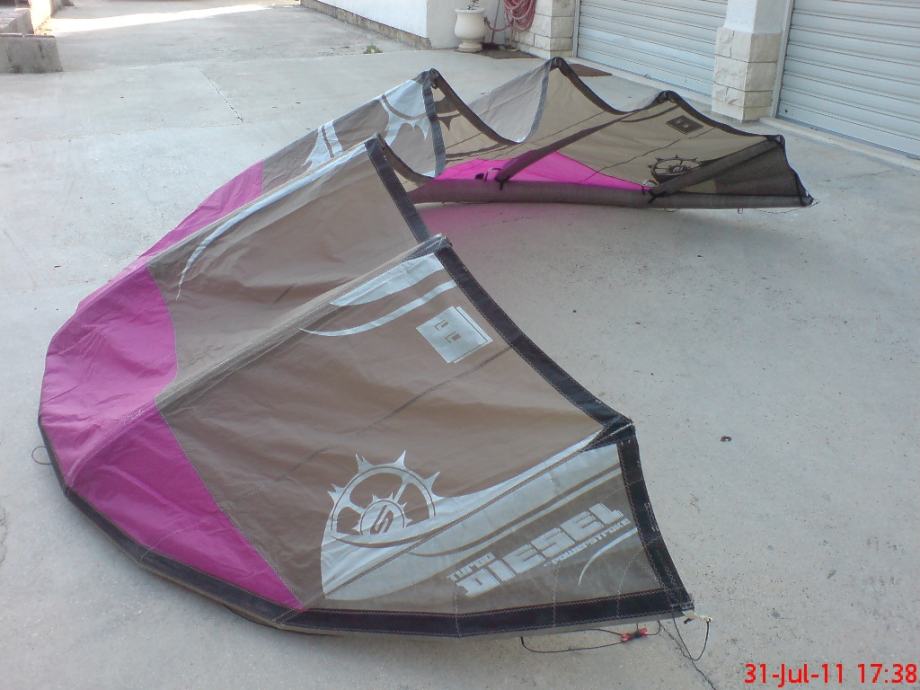 Kite Slingshot Turbo Diesel 8m + torba za samo 750kn