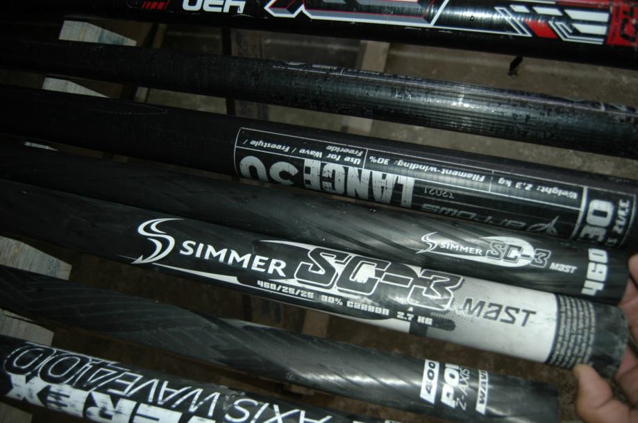 Windsurf Jarbol Karbon Razni Standard Diameter Mast