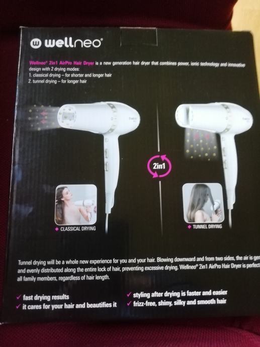 Wellneo 2in1 AirPro Hair Dryer