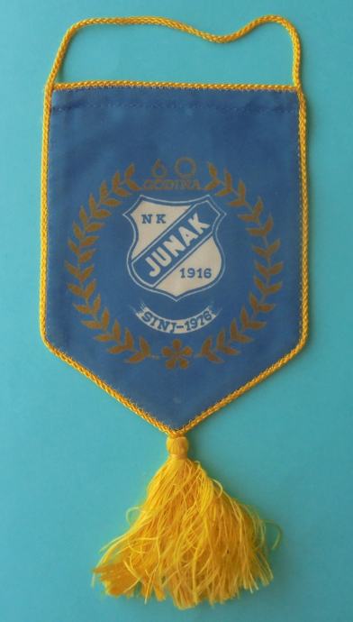 NK JUNAK SINJ (1916-1976) stara ex Yu nogometna zastavica za 60. god.