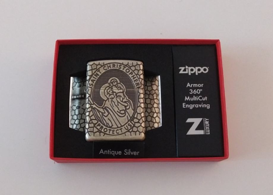 ZIPPO upaljač antique silver