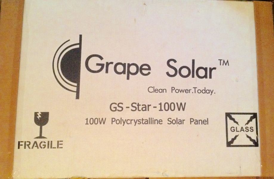100 W Solarni panel ( nov, u kutiji)
