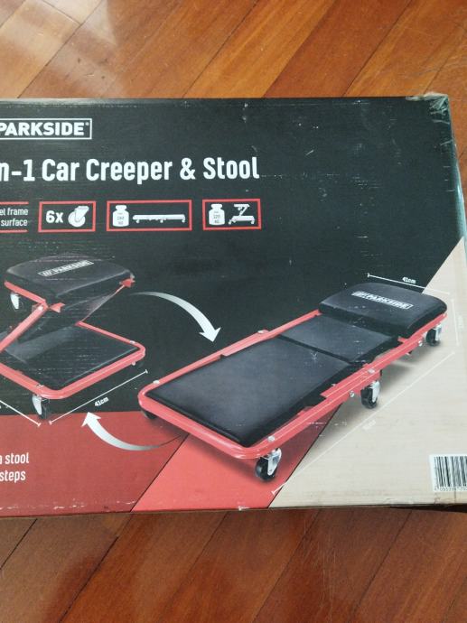 Car creeper & stool