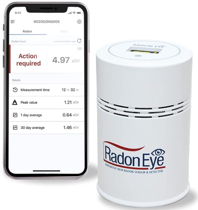 Digitalni detektor radonmetar RadonEye - RD200 - ODLIČAN!