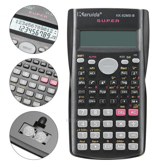 Digitron tj. Kalkulator KARUIDA FX-82MS - NOVO i povoljno