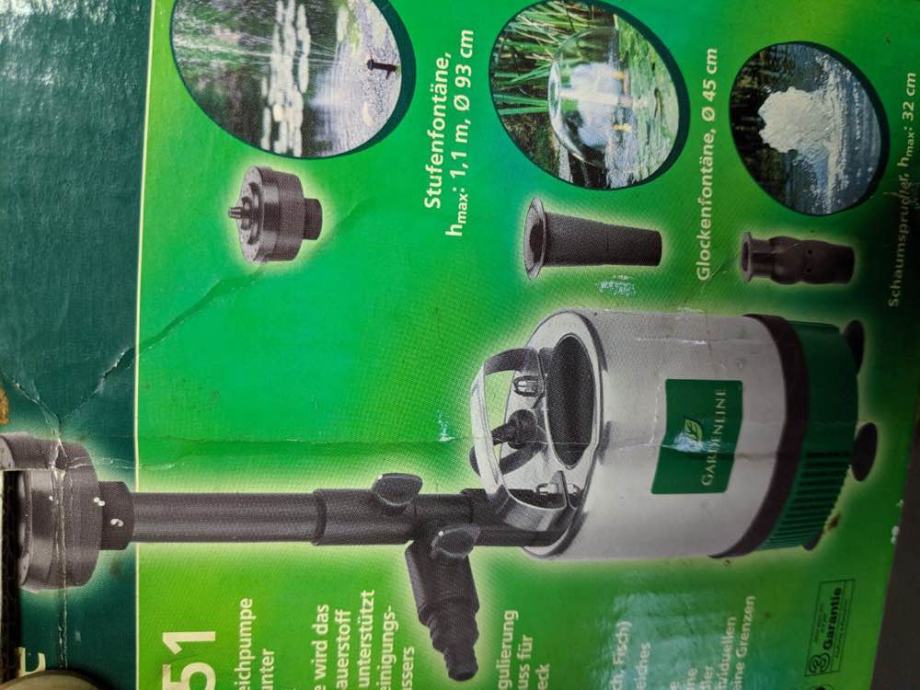 Gardenline GLSP 51 Pumpa za bazen,potpuno nova