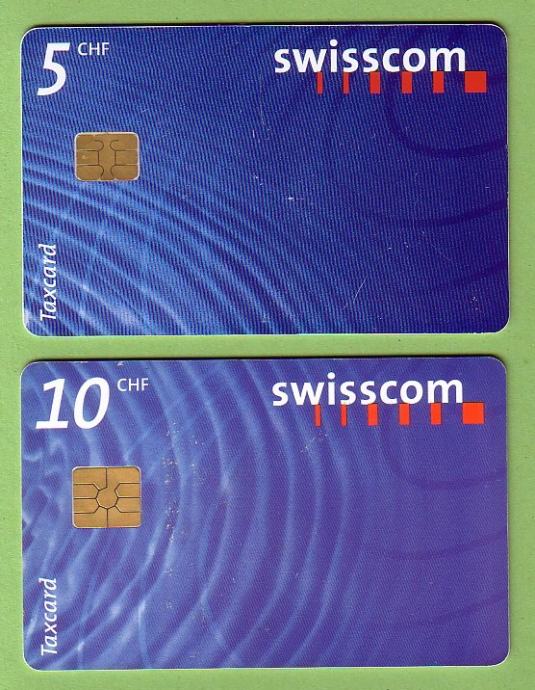 TELEFONSKE KARTICE - ŠVICARSKA - LOT - 2 KARTICE - MIX