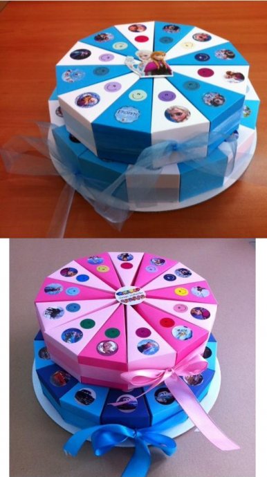 Torta od kartona - papira - Kartonska torta - Papirnata torta -Paketić