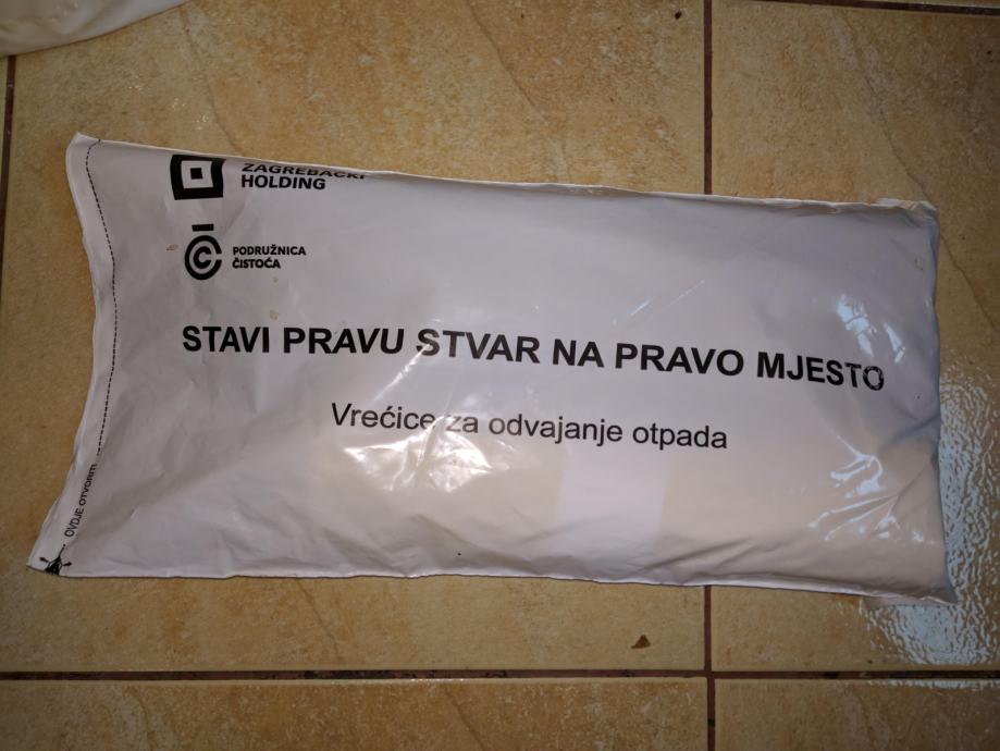 Vreće za odvajanje otpada zagrebačkog holdinga