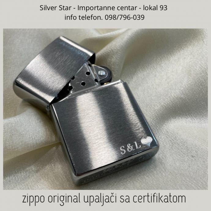 Zippo original upaljači - prodaja i graviranje - Silver Star