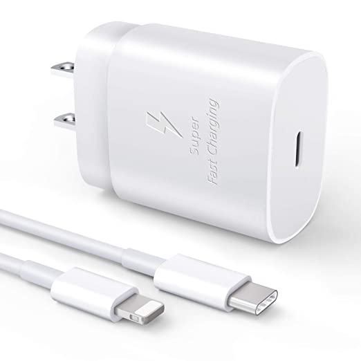 25W USB C Fast Charger iPad Pro 2021/2020/2018 iPad Air 4,MacBook Air