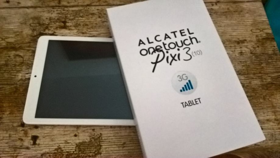 Alcatel onetouch pixi 3 10', nov, zapakiran,24 mj garancija