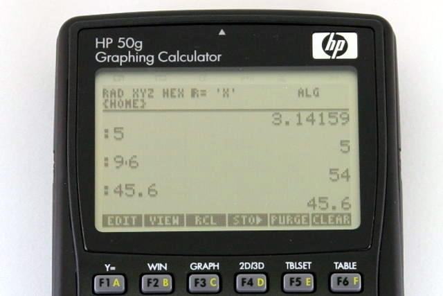 thumbnail image 2 of HP 50g Graphing Calculator - Professionally Renewed & Ready To Use 2 of 9