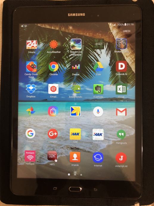 SAMSUNG Galaxy Tab A 9.7 LTE SM-T555 Crni