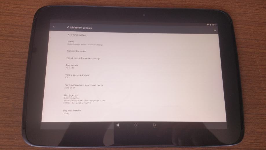 Tablet Samsung Google Nexus 10 P8110, 10, odličan, max. očuvan