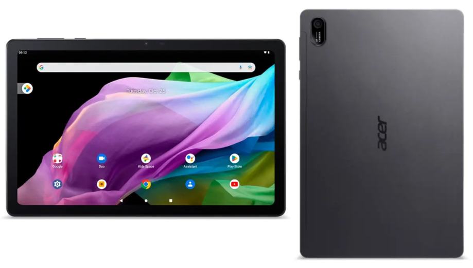 Acer Iconia P10-11-K74G – Tablet 10.4” 2K WUXGA, MediaTek 8 Core, 4GB RAM, 128GB EMMC, Android 12, Wi-Fi, Bluetooth – Nero Metallizzato