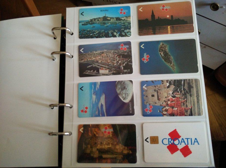 Kolekcija hrvatskih telefonskih kartica