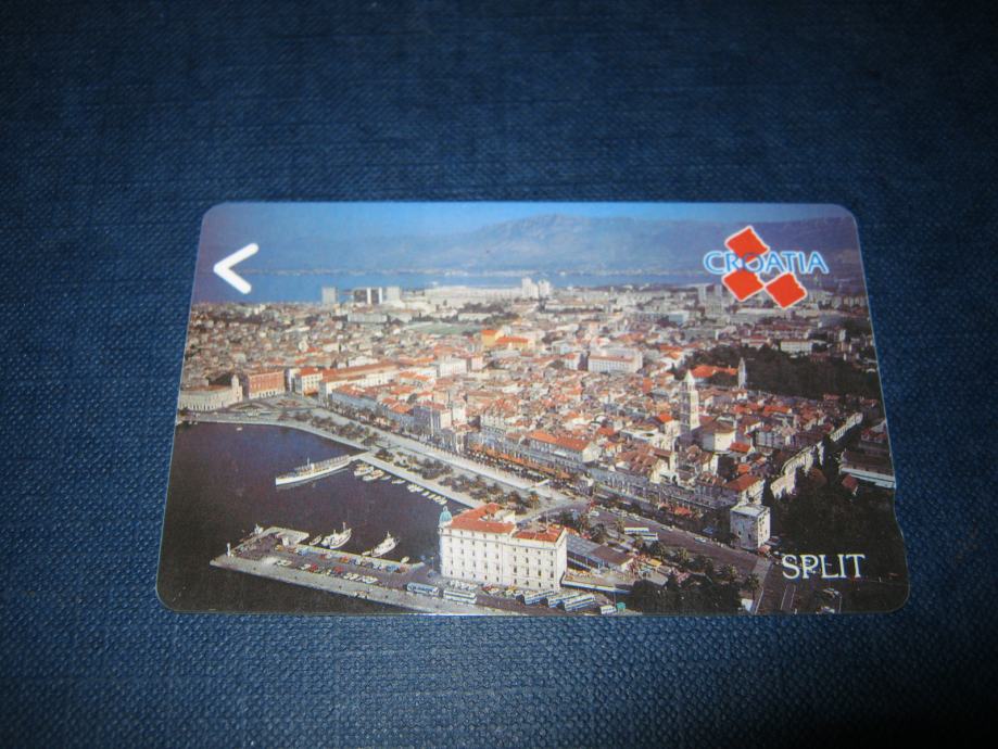 Magnetska telefonska kartica-nova,Split, 100 imp.