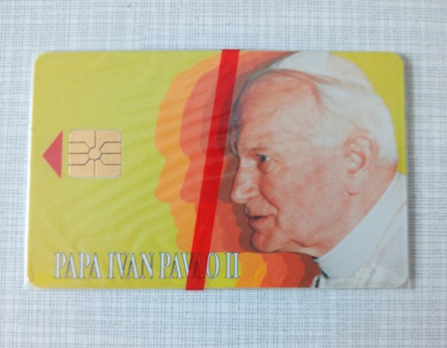 Nova telefonska kartica Papa Ivan Pavao II
